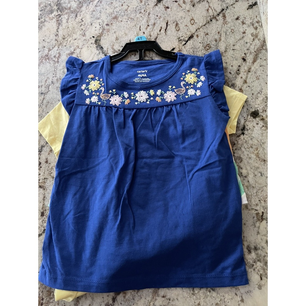 Carter'S Girls Outfit Set 3 Piece  Size  4T New